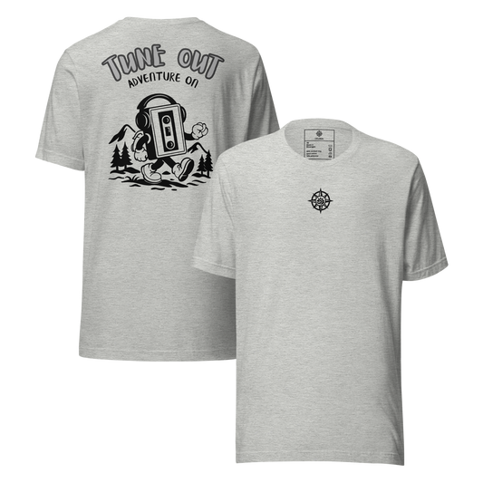 "Tune Out. Adventure On"