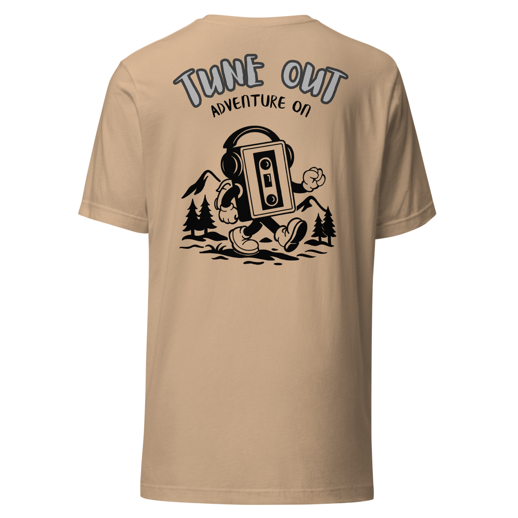 "Tune Out. Adventure On"